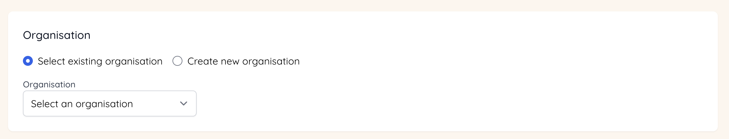 Pipeline lead organisation