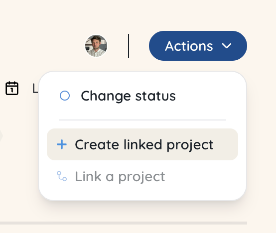create linked project